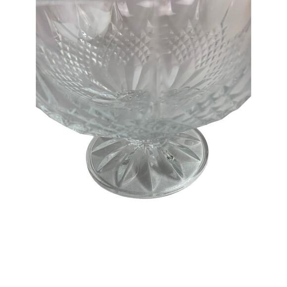 Vintage Crystal Compote Pedestal Serving Bowl and 4 Compote Dishes - Picture 9 of 10
